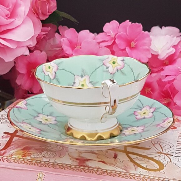 Bone China Royal Stafford Chintz Tea Cup & Saucer Chintz England Christmas Gift - Picture 3 of 8